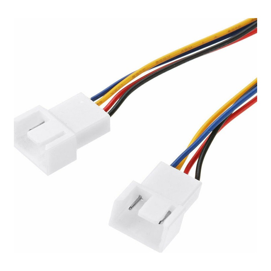 De Tech 4pin to 2x4pin Cable 0.3m Πολύχρωμο (18320)