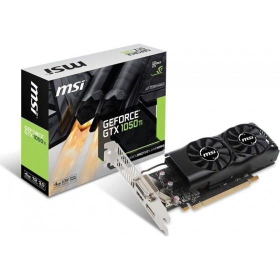 MSI VGA PCI-E NVIDIA GF GTX 1050 Ti 4GT LP(V809-2404R)