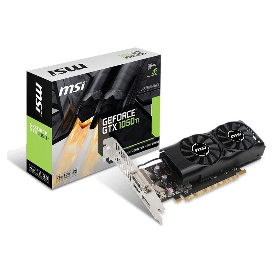 MSI VGA PCI-E NVIDIA GF GTX 1050 Ti 4GT LP(V809-2404R)