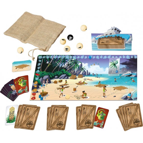 Kaissa Επιτραπέζιο Παιχνίδι ΟΙ Ναυαγοί για 3-10 Παίκτες 10+ Ετών