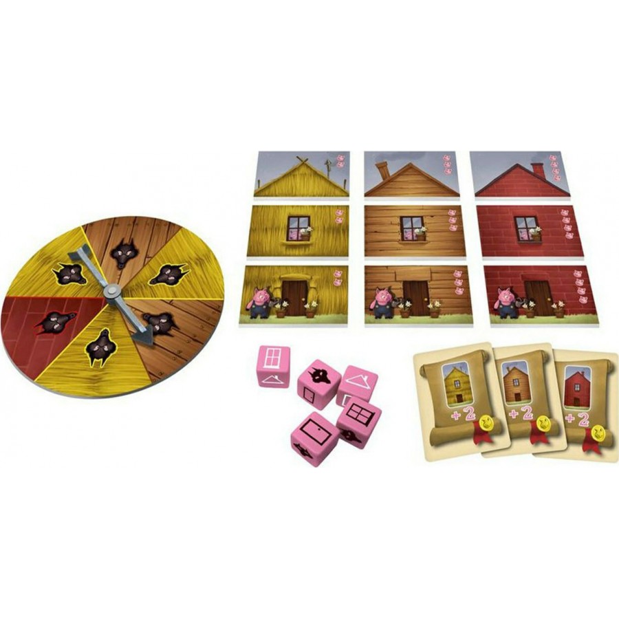 Purple Games Επιτραπέζιο Παιχνίδι Τρία Μικρά Γουρουνάκια για 2-5 Παίκτες 7+ Ετών ΚΑΙΣΣΑ