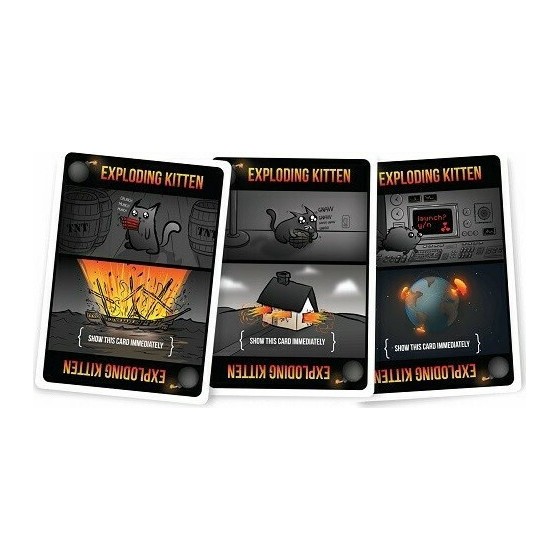 Kaissa Επιτραπέζιο Παιχνίδι Exploding Kittens για 2-5 Παίκτες 7+ Ετών