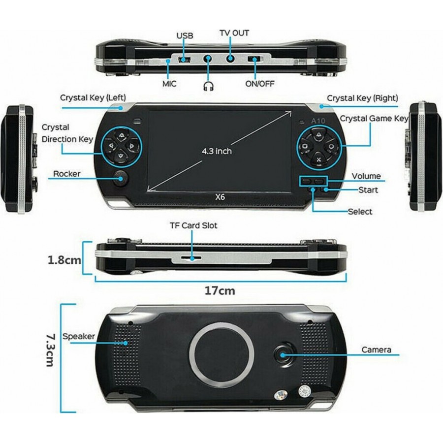 Andowl Κονσόλα Παιχνιδιών GS3000
