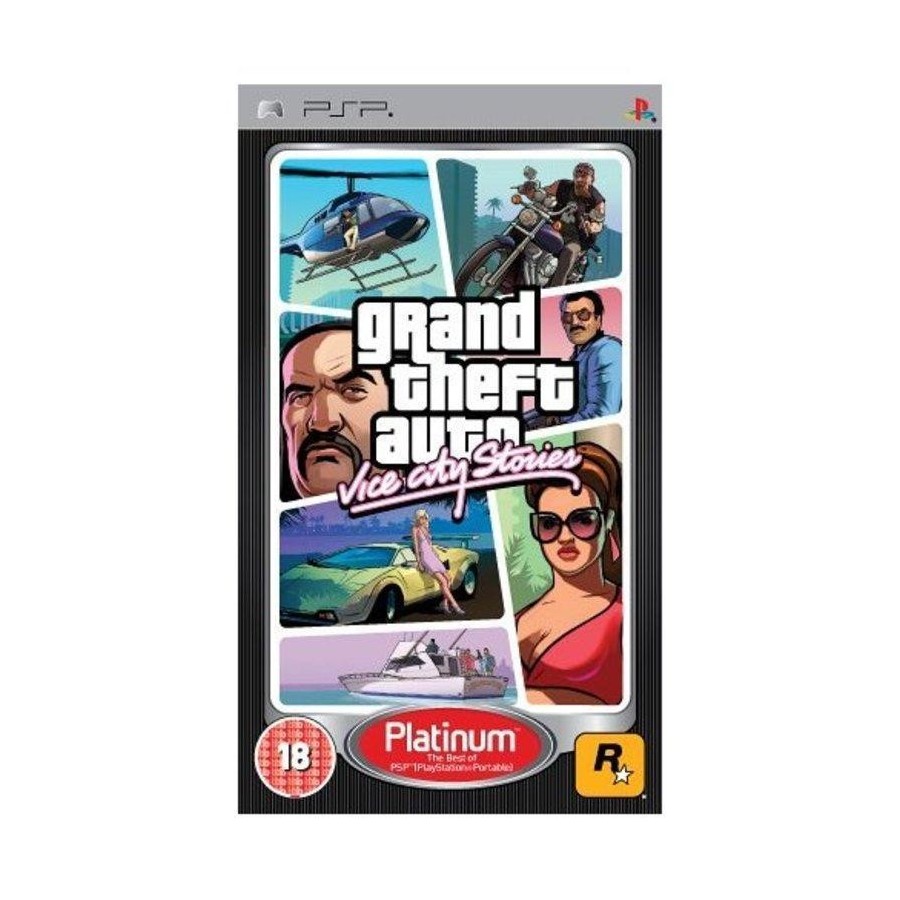 Grand Theft Auto: Vice City Stories Platinum Edition PSP Game Used-Μεαταχειρισμένο(ULES-00502/P)