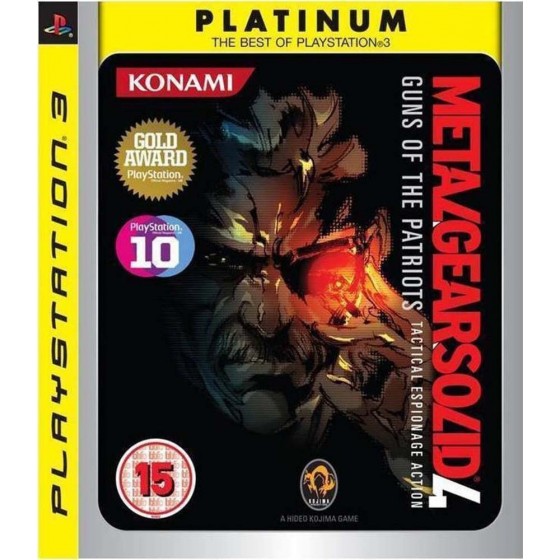 Metal Gear Solid 4 Guns Of The Patriots PS3 GAMES Used-Μεταχειρισμένο