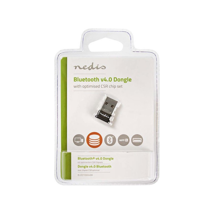 Nedis Bluetooth 4.0 Micro USB Dongle(BLDO100V4BK)