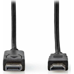 Nedis Cable DisplayPort male - HDMI male 2m Μαύρο (CCGT37100BK20)