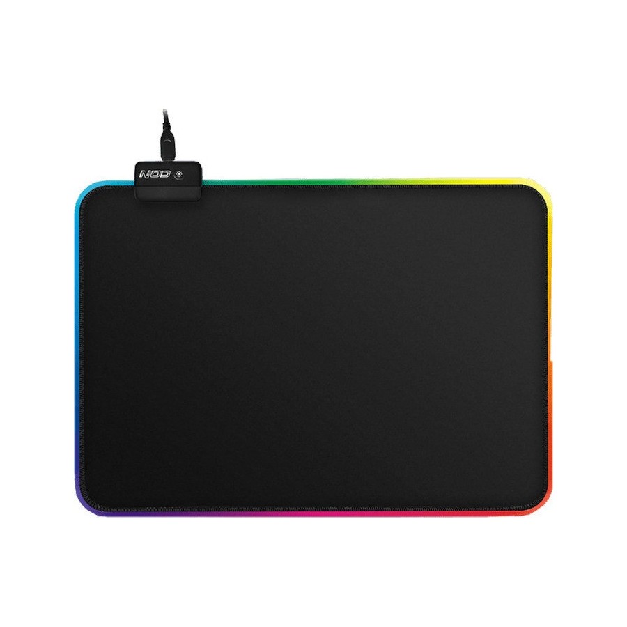 NOD R1 RGB Gaming Mouse Pad Medium 350mm με RGB Φωτισμό Μαύρο
