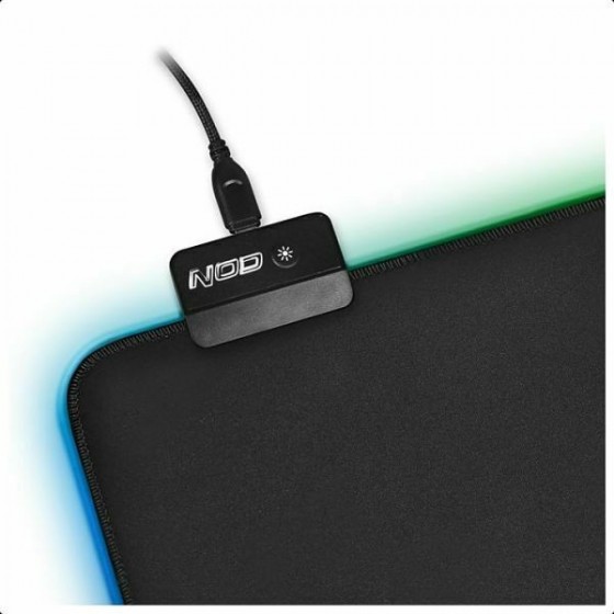 NOD R1 RGB Gaming Mouse Pad Medium 350mm με RGB Φωτισμό Μαύρο