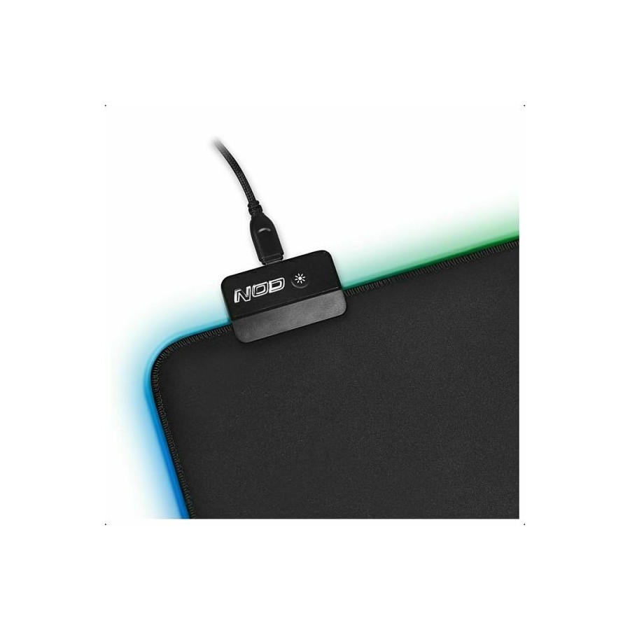 NOD R1 RGB Gaming Mouse Pad Medium 350mm με RGB Φωτισμό Μαύρο