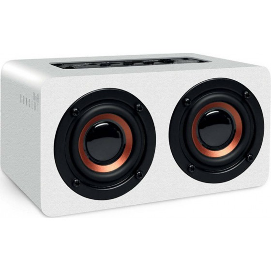 NOD RnB Concert Ηχείο Bluetooth 10W με Ραδιόφωνο και 5 ώρες Λειτουργίας χρώμα Λευκό