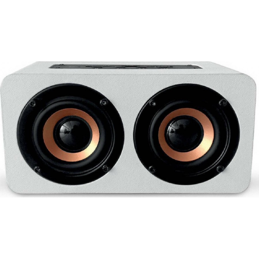 NOD RnB Concert Ηχείο Bluetooth 10W με Ραδιόφωνο και 5 ώρες Λειτουργίας χρώμα Λευκό