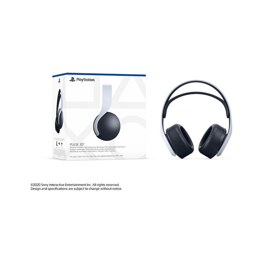 Sony PlayStation 5 Pulse 3D Wireless Headset Over Ear Gaming Headset (3.5mm / USB)(PS719387909)