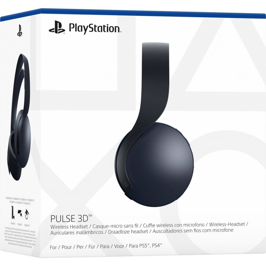 Sony Pulse 3D Ασύρματο Over Ear Gaming Headset (3.5mm / USB) Midnight Black