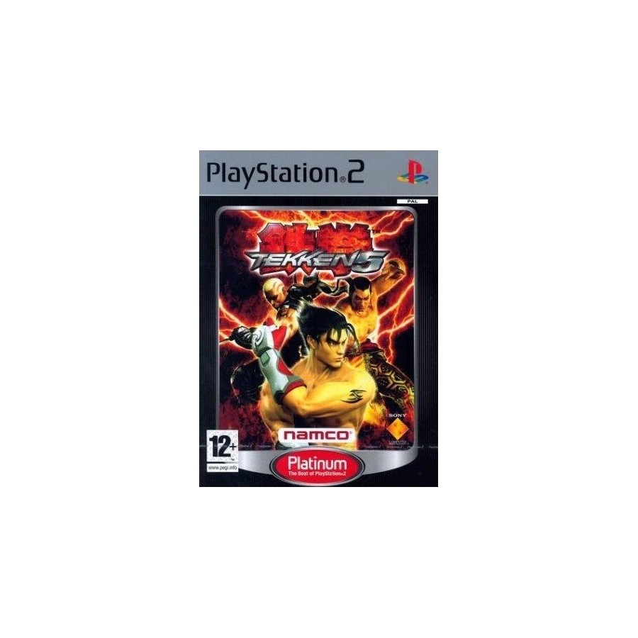 Tekken 5 - PS2 GAMES PLATINUM Used-Μεταχειρισμένο