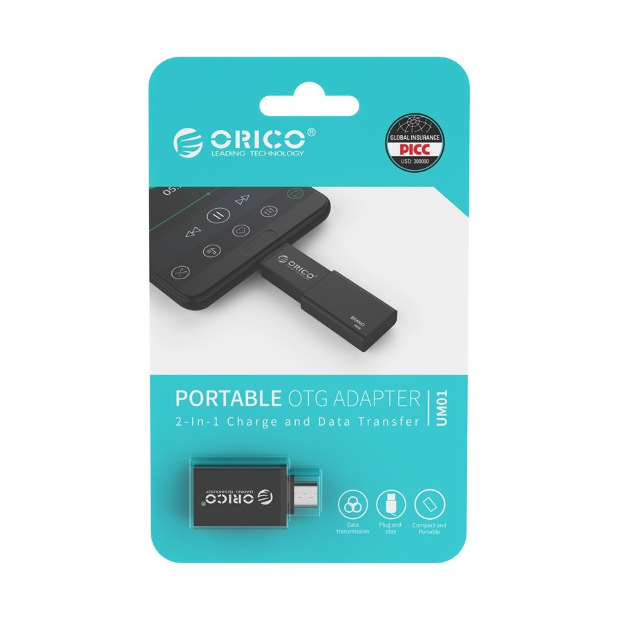 ORICO αντάπτορας USB Micro-B σε USB 3.0 CBT-UM01, μαύρος