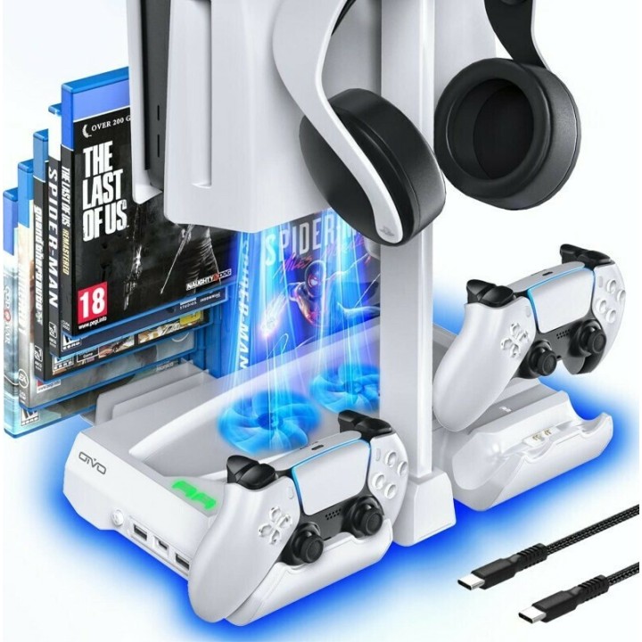 OIVO PS5 Cooling Station with Controller Charger (IV-P5249)
