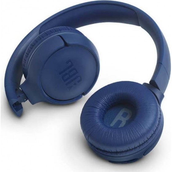 JBL Tune 500BT, OnEar Bluetooth Headphones with Earcup controls χρώμα Μπλέ (JBLT500BTBLU)