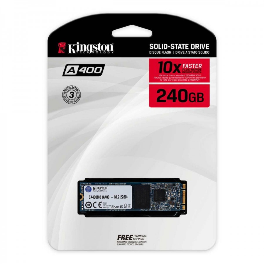 Kingston Δίσκος SSD SA400 M.2 240GB (SA400M8/240G) (KINSA400M8/240G)