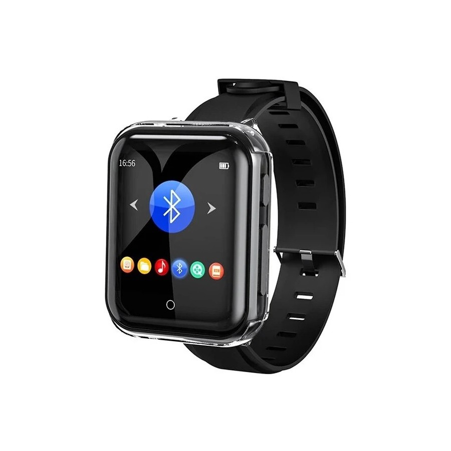 RUIZU MP3 player M8 με ηχείο, 1.54", 16GB, BT, ελληνικό μενού, μαύρο