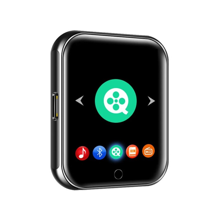 RUIZU MP3 player M8 με ηχείο, 1.54", 16GB, BT, ελληνικό μενού, μαύρο