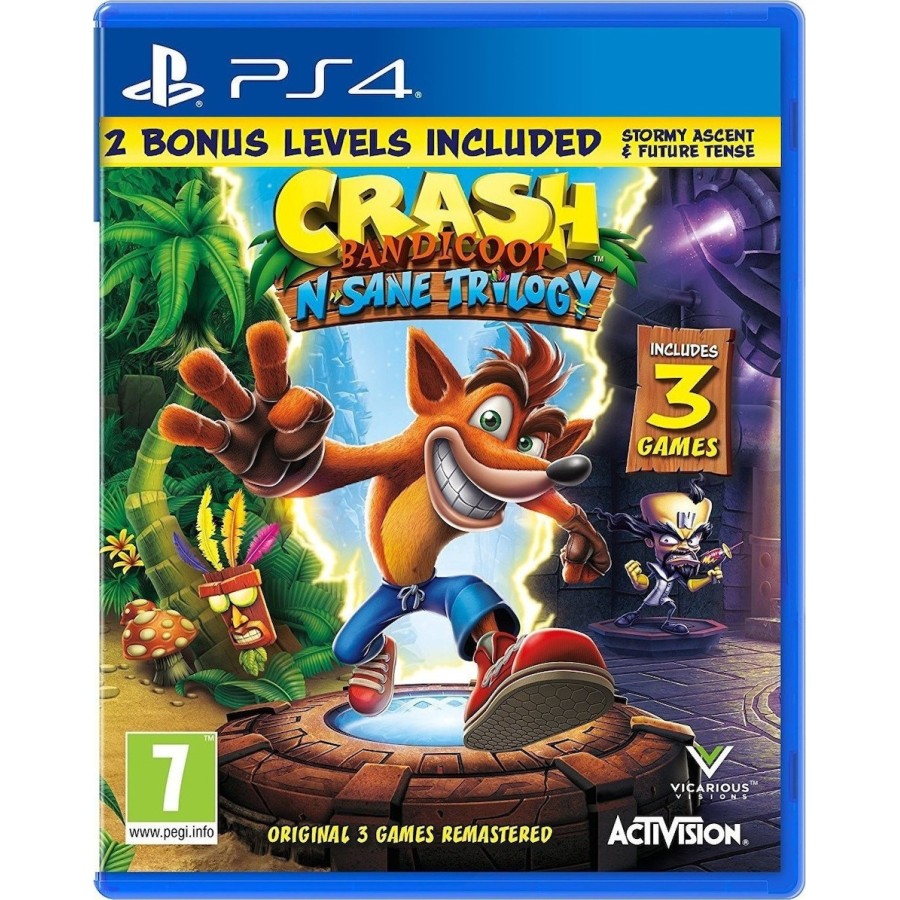 Crash Bandicoot N. Sane Trilogy Bonus Edition PS4 Game