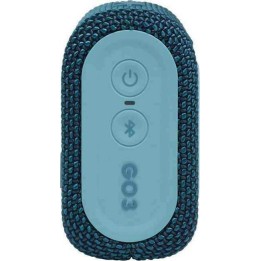 JBL Go 3 Αδιάβροχο Ηχείο Bluetooth 4.2W με 5 ώρες Λειτουργίας Blue(JBLGO3BLU)