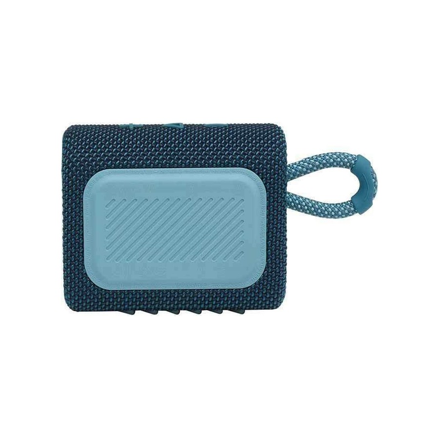 JBL Go 3 Αδιάβροχο Ηχείο Bluetooth 4.2W με 5 ώρες Λειτουργίας Blue(JBLGO3BLU)