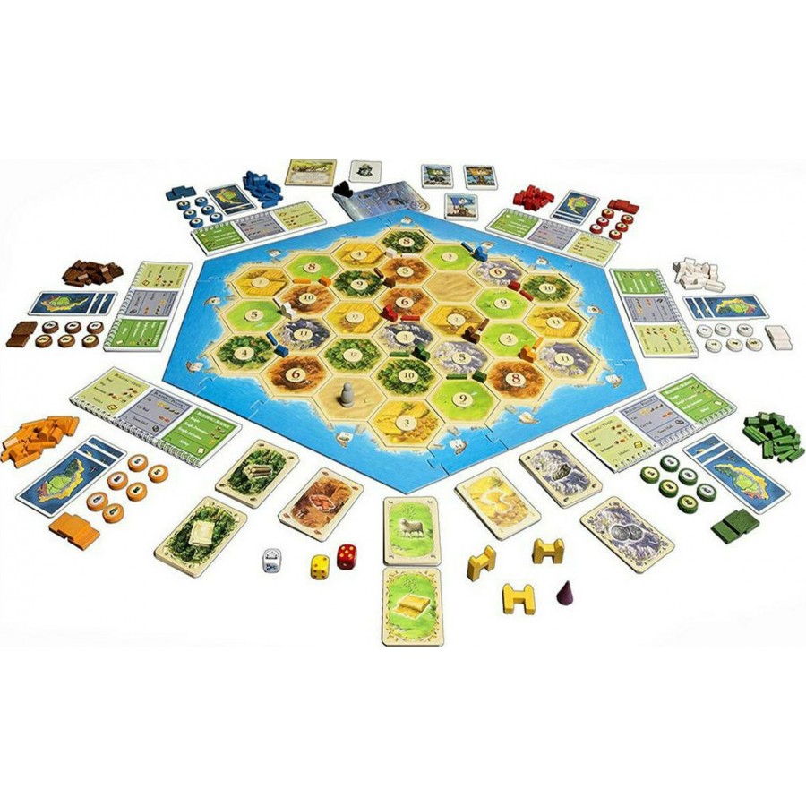 Kaissa Επέκταση Παιχνιδιού Πόλεις & Ιππότες Του Κατάν για 3-4 Παίκτες 10+ Ετών