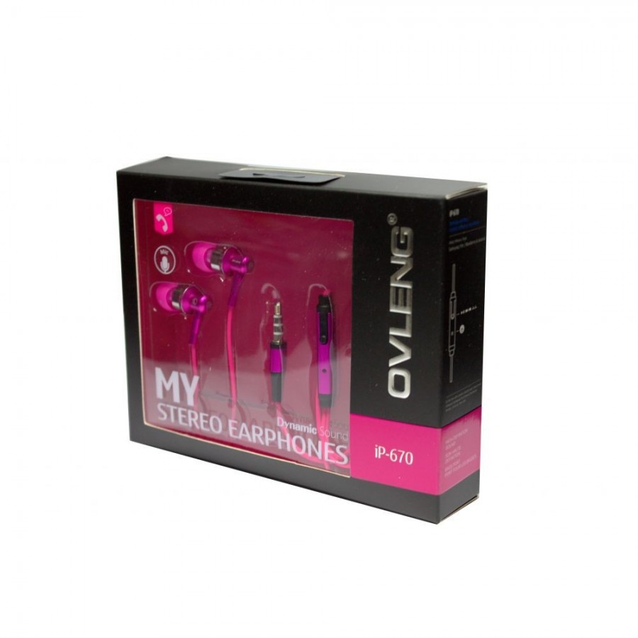 Ακουστικό με μικρόφωνο Headphones OVLENG IP670 smartphone with a microphone