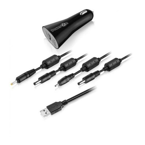 Tablet Adaptor Car Power On 5V 2A 4 Tips