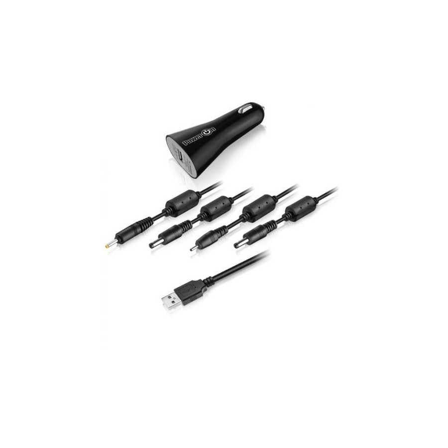 Tablet Adaptor Car Power On 5V 2A 4 Tips