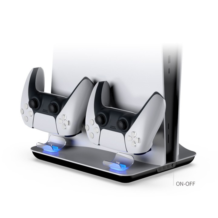 DOBE Multifunctional Cooling Stand, Βάση Φόρτισης Χειριστηρίων και Ψύξης Κονσόλας για PS5 Black (TP5-05102)