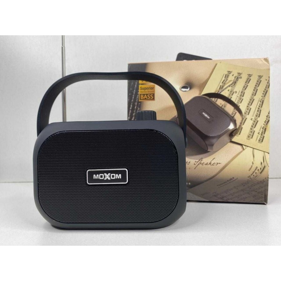 Moxom ΜΧ-SK25 Ηχείο Bluetooth 4.5W με ραδιόφωνο και 6 ώρες Λειτουργίας Black