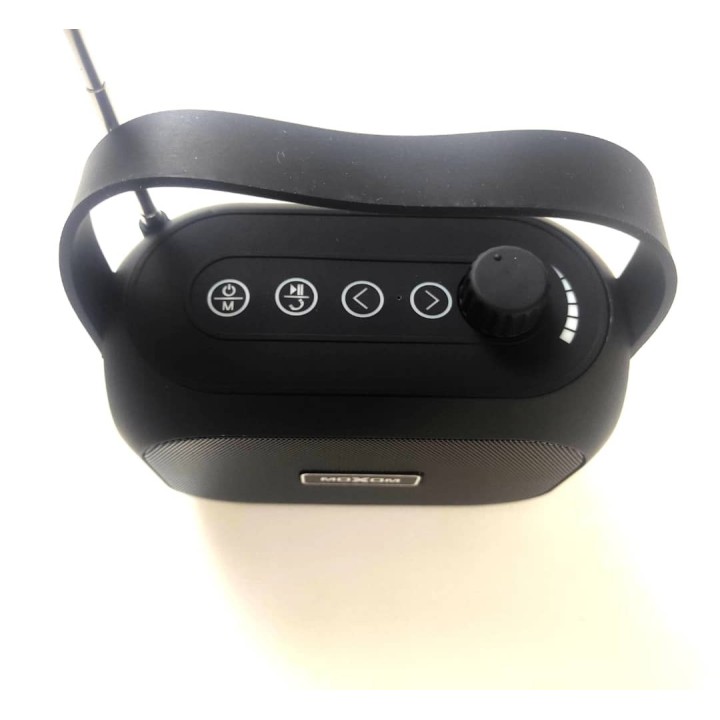 Moxom ΜΧ-SK25 Ηχείο Bluetooth 4.5W με ραδιόφωνο και 6 ώρες Λειτουργίας Black