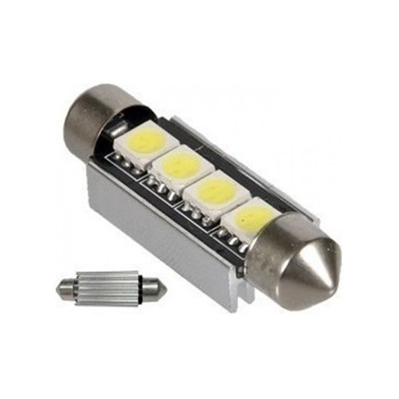 Λάμπες Πλαφονιέρας 39mm LED FESTOON 5050 12V CANBUS ΣΕΤ 2 TEM