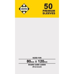 Boardgame Sleeves 80m 80χ120 50pcs (gold)