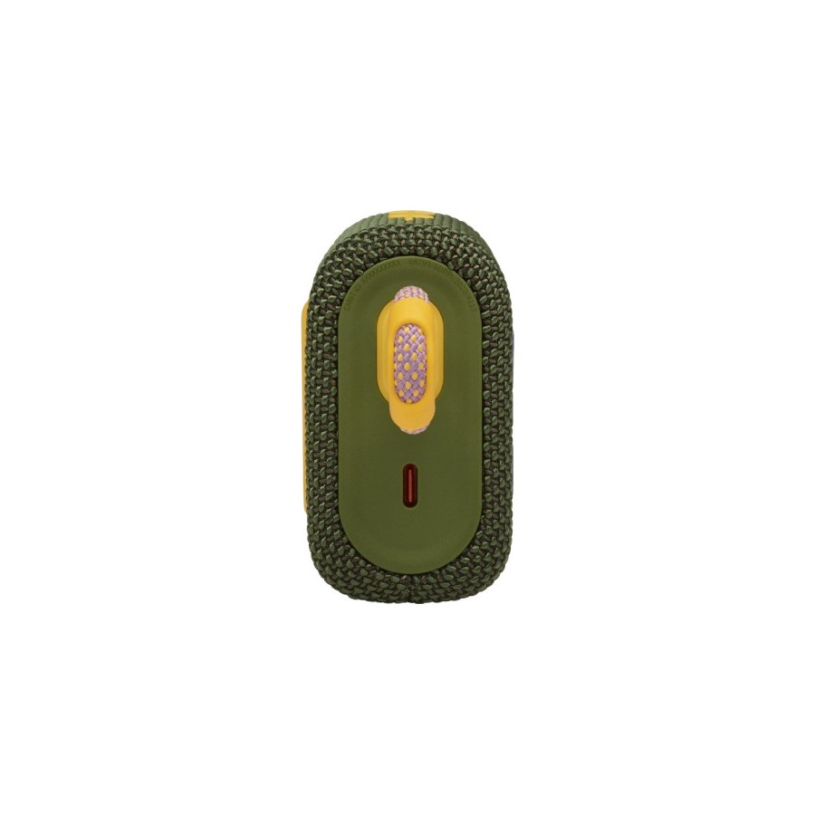 JBL Go 3 Αδιάβροχο Ηχείο Bluetooth 4.2W με 5 ώρες Λειτουργίας Green (JBLGO3GRN)