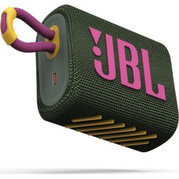 JBL Go 3 Αδιάβροχο Ηχείο Bluetooth 4.2W με 5 ώρες Λειτουργίας Green (JBLGO3GRN)
