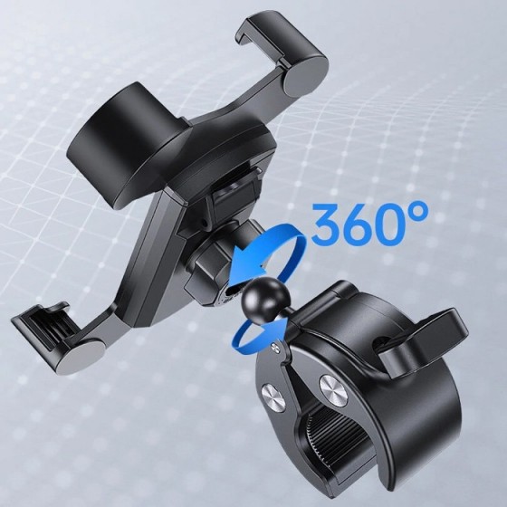 USAMS βάση ποδηλάτου για smartphone US-ZJ064, 4.5-7", μαύρη( ZJ064ZJ01)