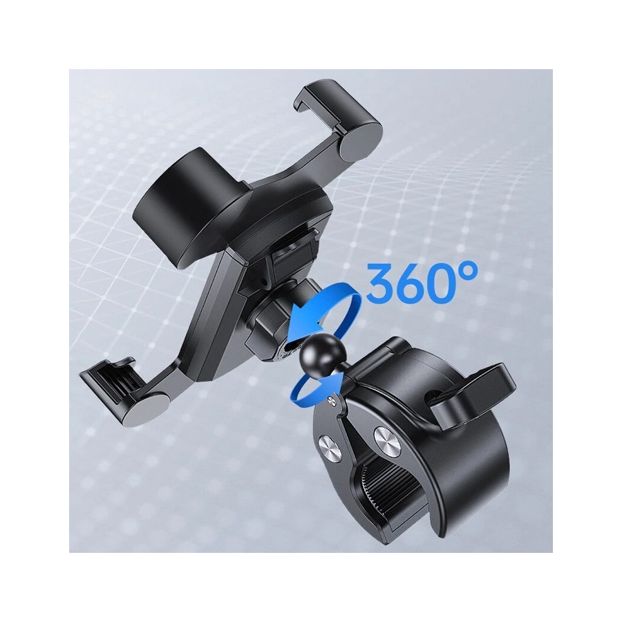 USAMS βάση ποδηλάτου για smartphone US-ZJ064, 4.5-7", μαύρη( ZJ064ZJ01)