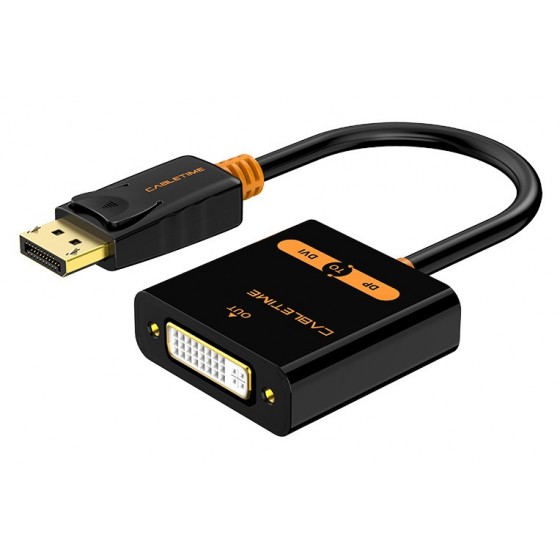Cabletime DisplayPort male - DVI-I female (AV586)
