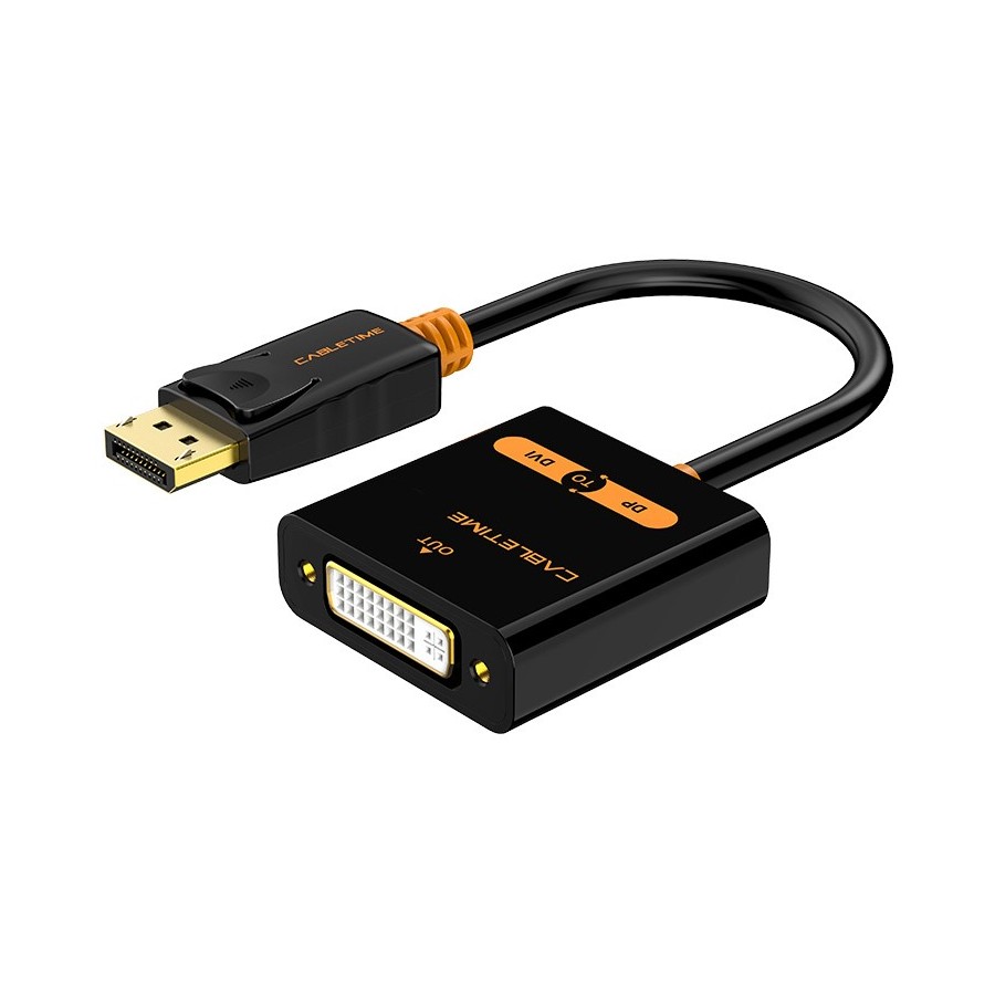 Cabletime DisplayPort male - DVI-I female (AV586)