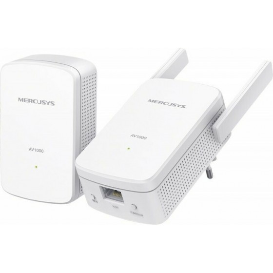 Mercusys AV1000 Gigabit Powerline Wi-Fi Extender Ver1.0 (MP510 KIT) (MERMP510KIT)