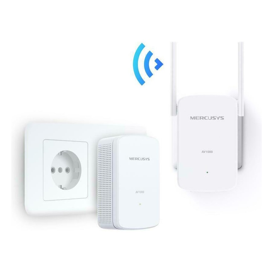 Mercusys AV1000 Gigabit Powerline Wi-Fi Extender Ver1.0 (MP510 KIT) (MERMP510KIT)