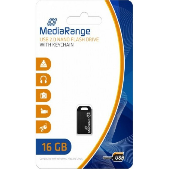 MediaRange USB 2.0 Nano Flash Drive 16GB (MR921)
