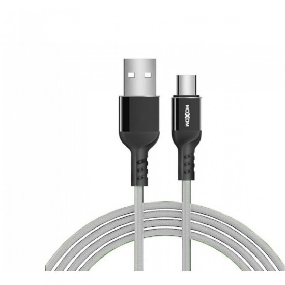 Καλώδιο φόρτισης 4 Μέτρα Micro USB MoXom MX-CB44 Swing 2.4A Μαύρο