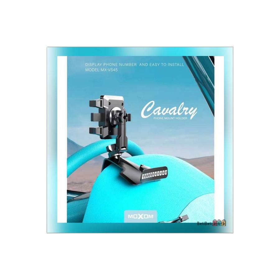 Moxom Βάση Κινητού Αυτοκινήτου με Ρυθμιζόμενα Άγκιστρα(MX-VS45)