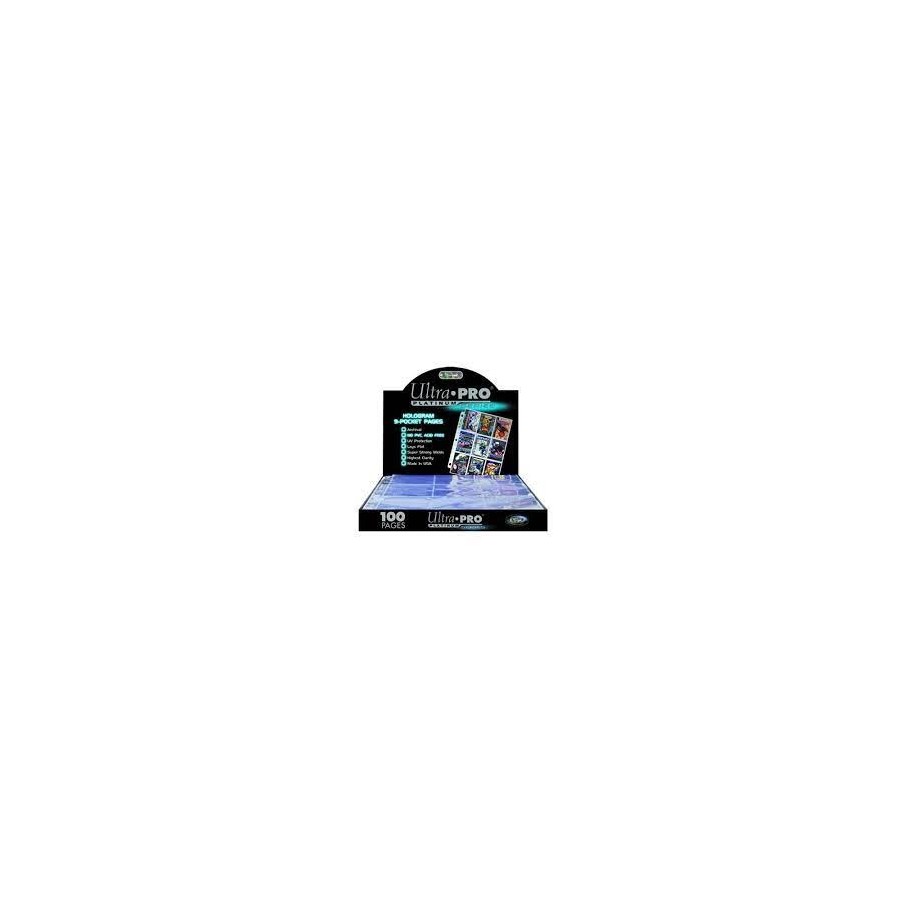 Ultra Pro 9-Pocket Platinum Side Load Page With Clear Background(REM82892)