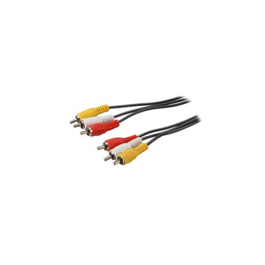 Καλώδιο 3μέτρα Nickle 3RCA Plug To 3RCA Plug